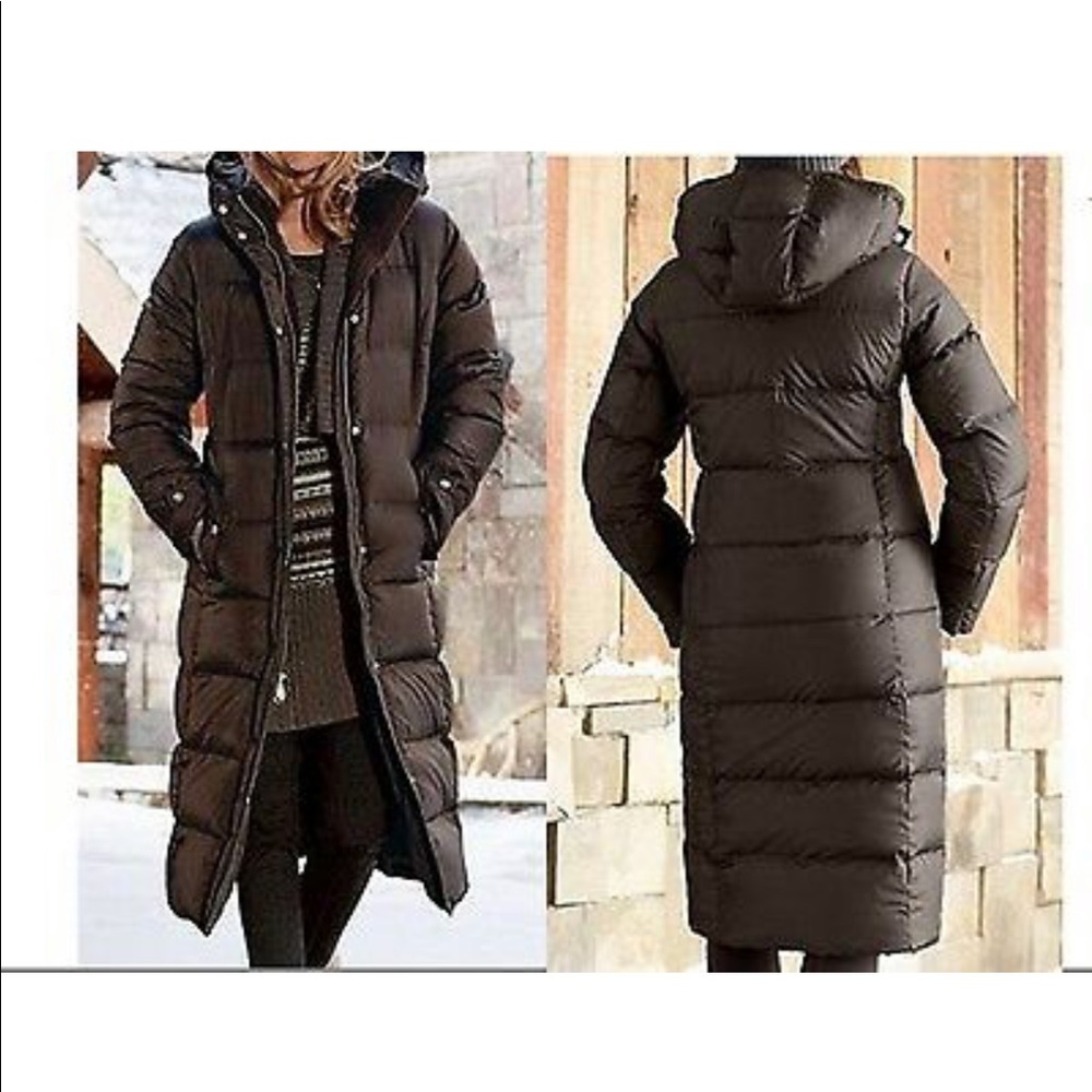 Eddie Bauer Lodge Down Parka in chocolate brown